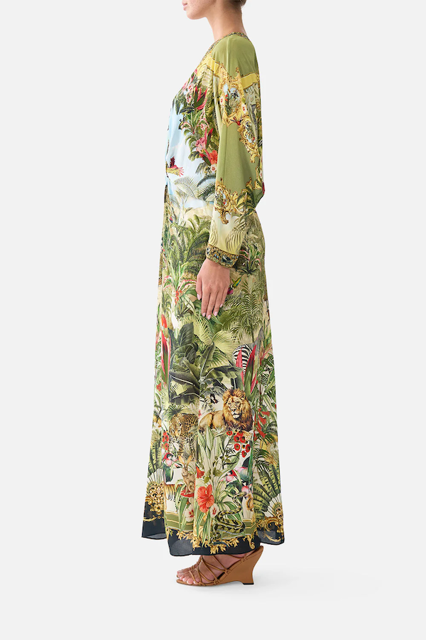 TWIST FRONT BATWING DRESS