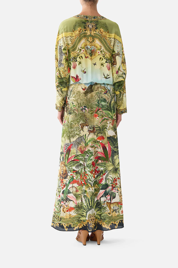TWIST FRONT BATWING DRESS