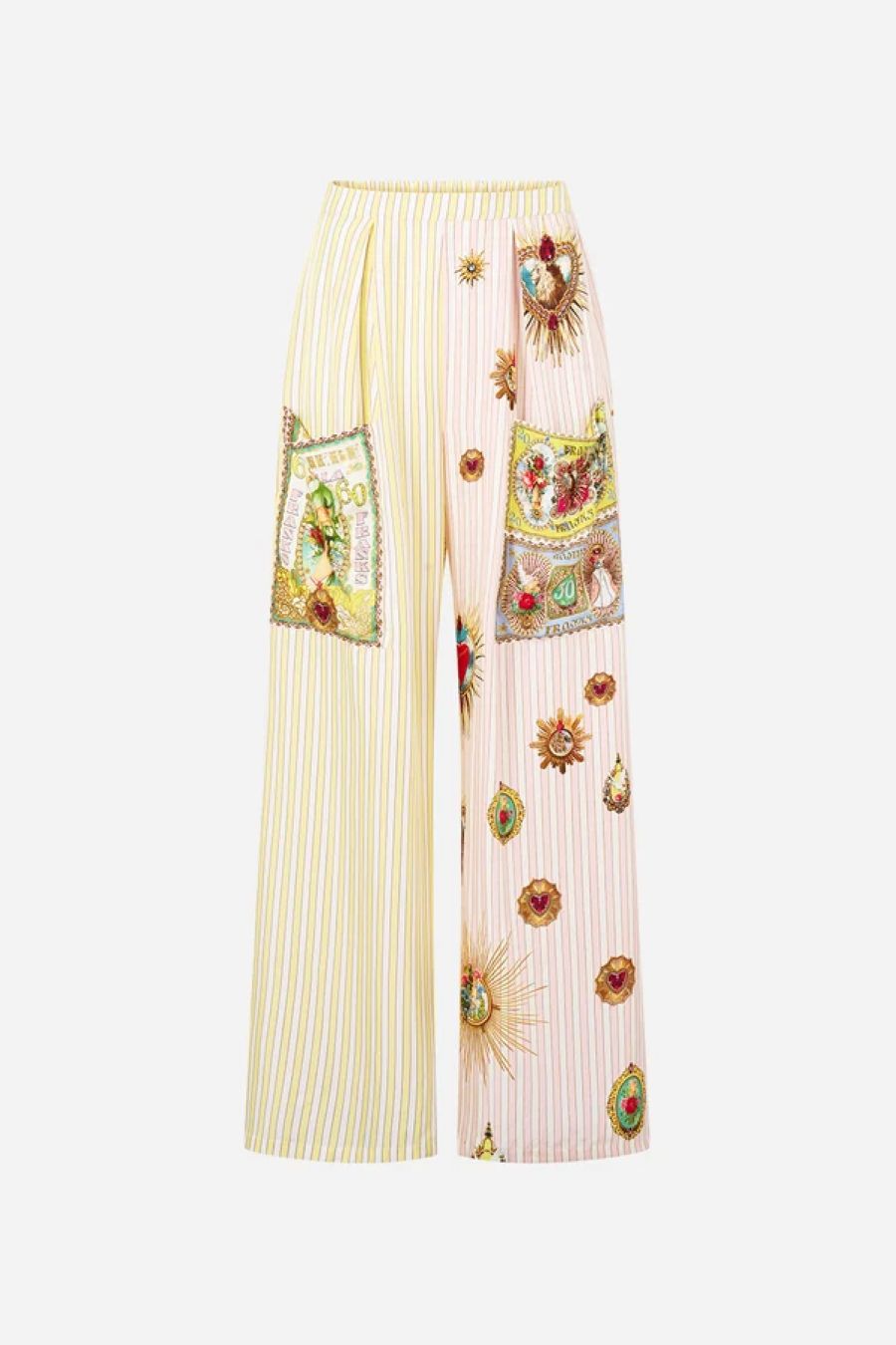 WIDE LEG TROUSER WITH FRONT POCKETS