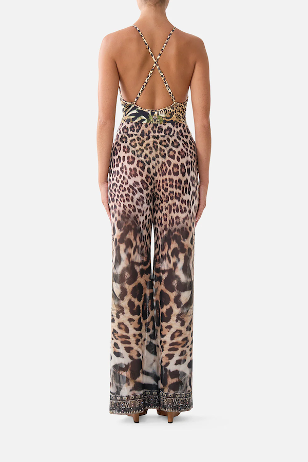MESH STRAIGHT LEG BEACH PANT