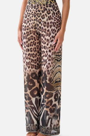 MESH STRAIGHT LEG BEACH PANT