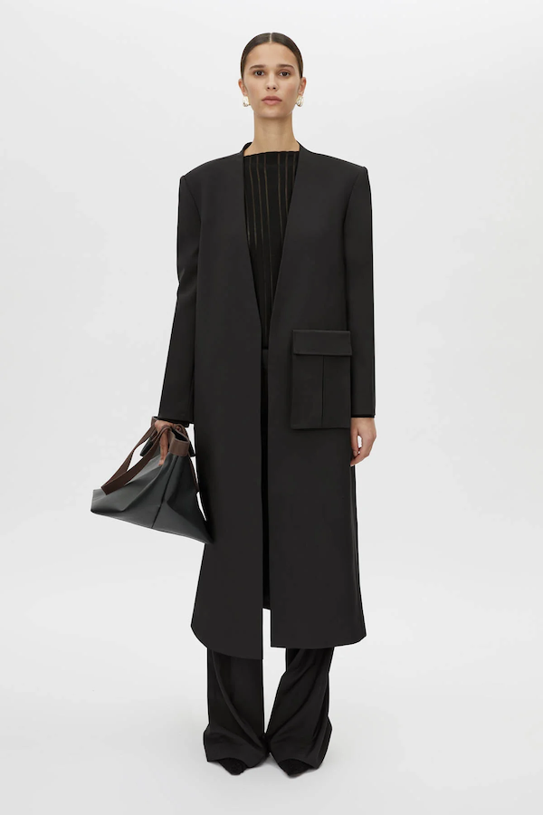 CORINTHIAN COAT - BLACK
