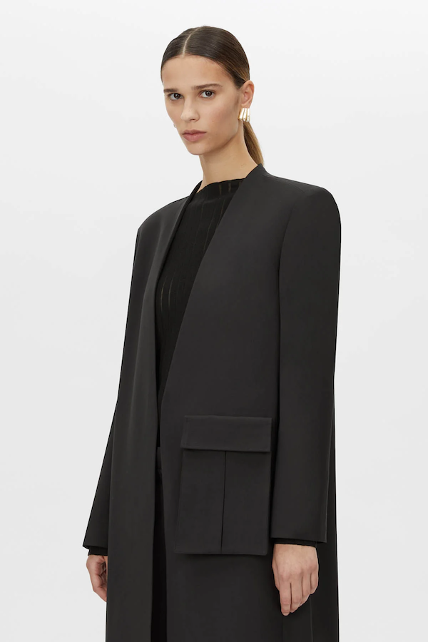 CORINTHIAN COAT - BLACK