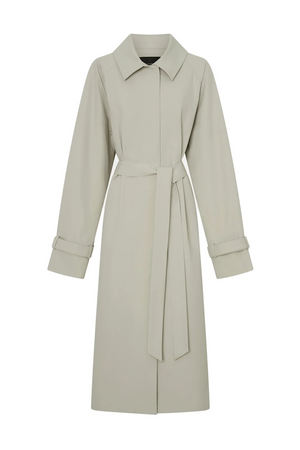DIA CAR COAT - OYSTER