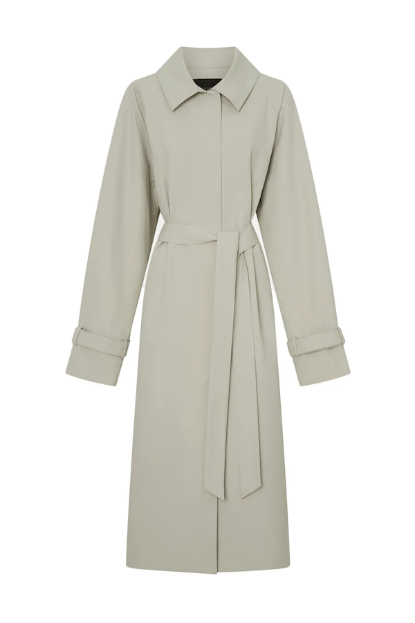 DIA CAR COAT - OYSTER