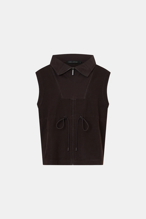 EIRA HEAVY JERSEY VEST - HICKORY