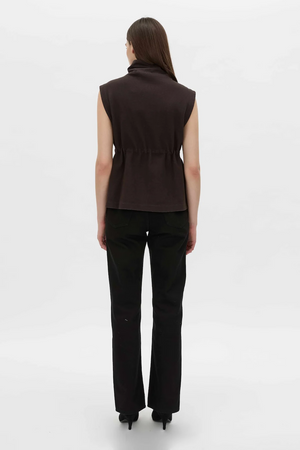 EIRA HEAVY JERSEY VEST - HICKORY