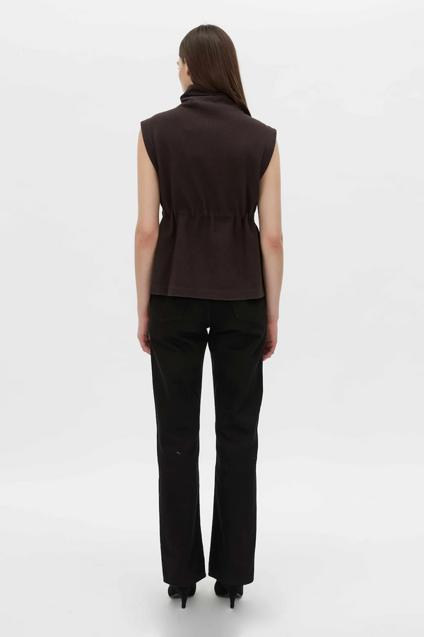 EIRA HEAVY JERSEY VEST - HICKORY