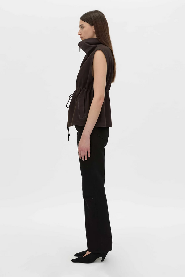 EIRA HEAVY JERSEY VEST - HICKORY