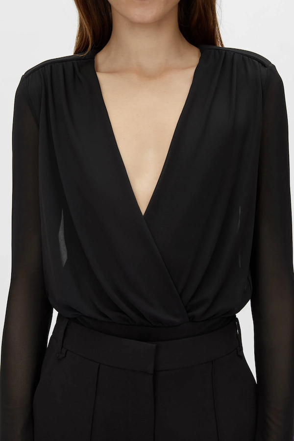 ERVINA V-NECK BODYSUIT