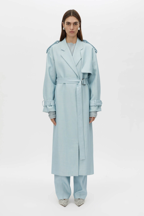 GEHRY WOOL TRENCH COAT