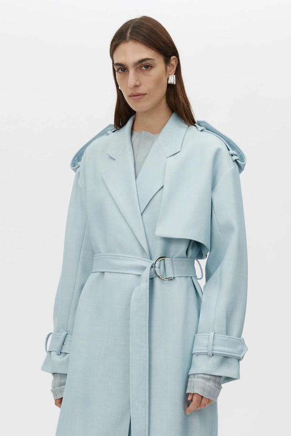 GEHRY WOOL TRENCH COAT