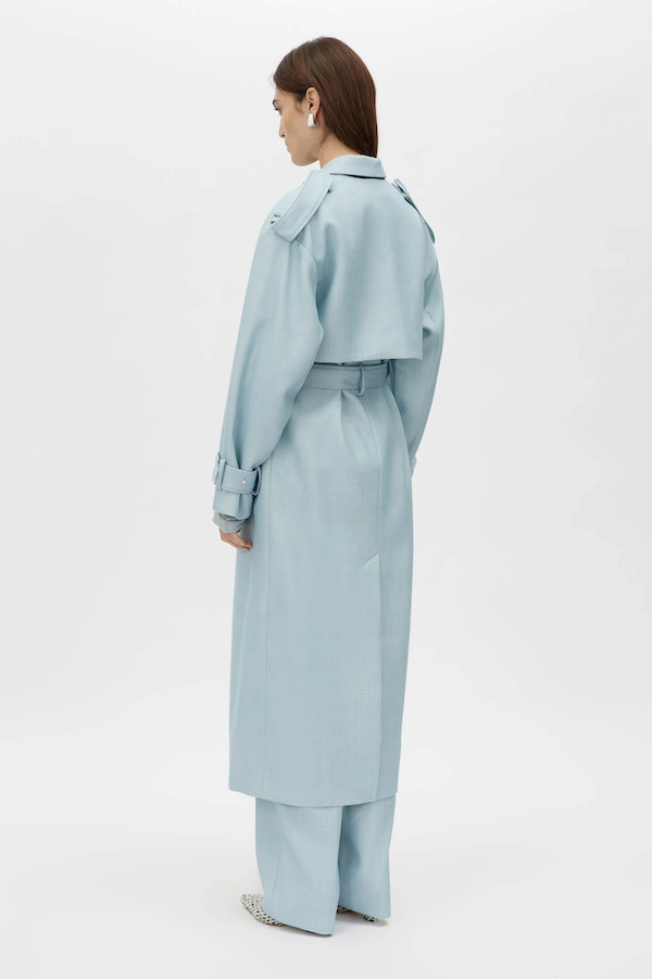 GEHRY WOOL TRENCH COAT
