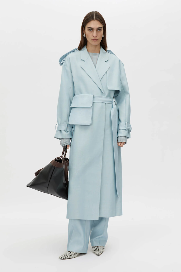 GEHRY WOOL TRENCH COAT
