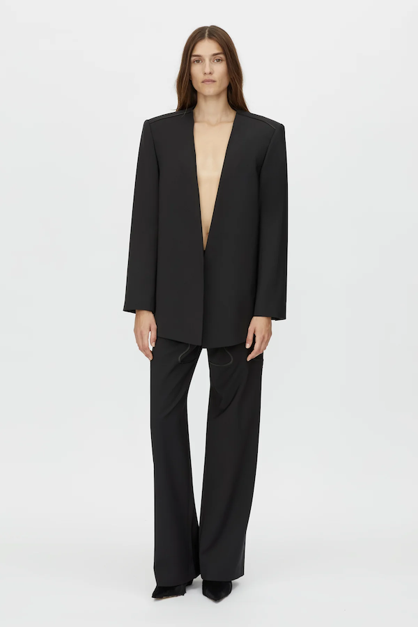 HOUSTON COLLARLESS BLAZER