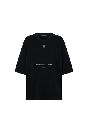 LARISSA LOGO TEE - BLACK