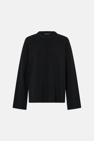 THEA LOUNGE SWEATER - BLACK