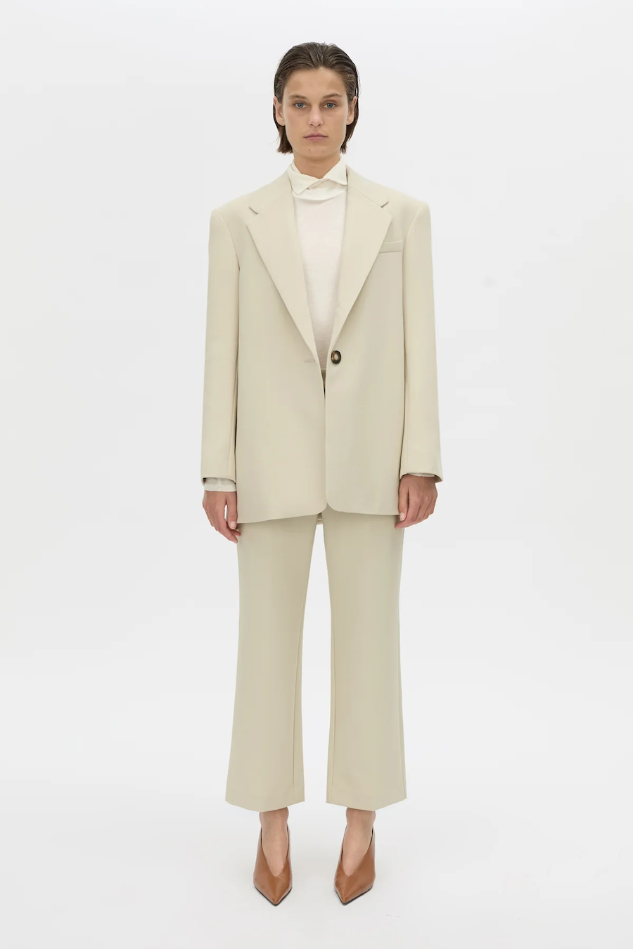 MACKINLEY OVERSIZED BLAZER - PISTACHIO