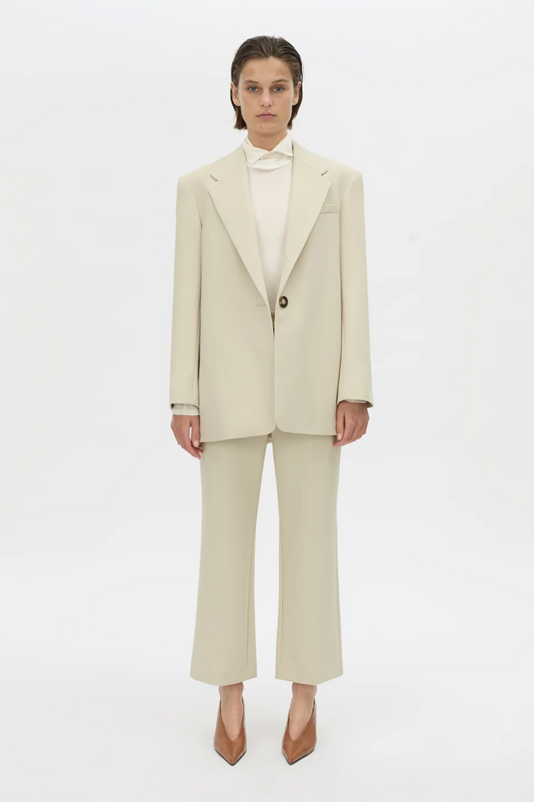 MACKINLEY OVERSIZED BLAZER - PISTACHIO