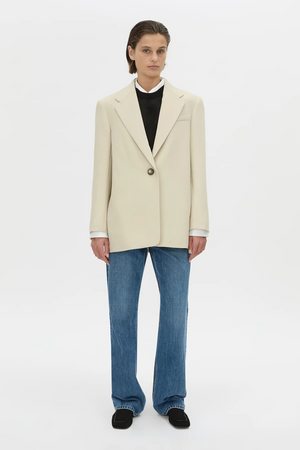 MACKINLEY OVERSIZED BLAZER - PISTACHIO