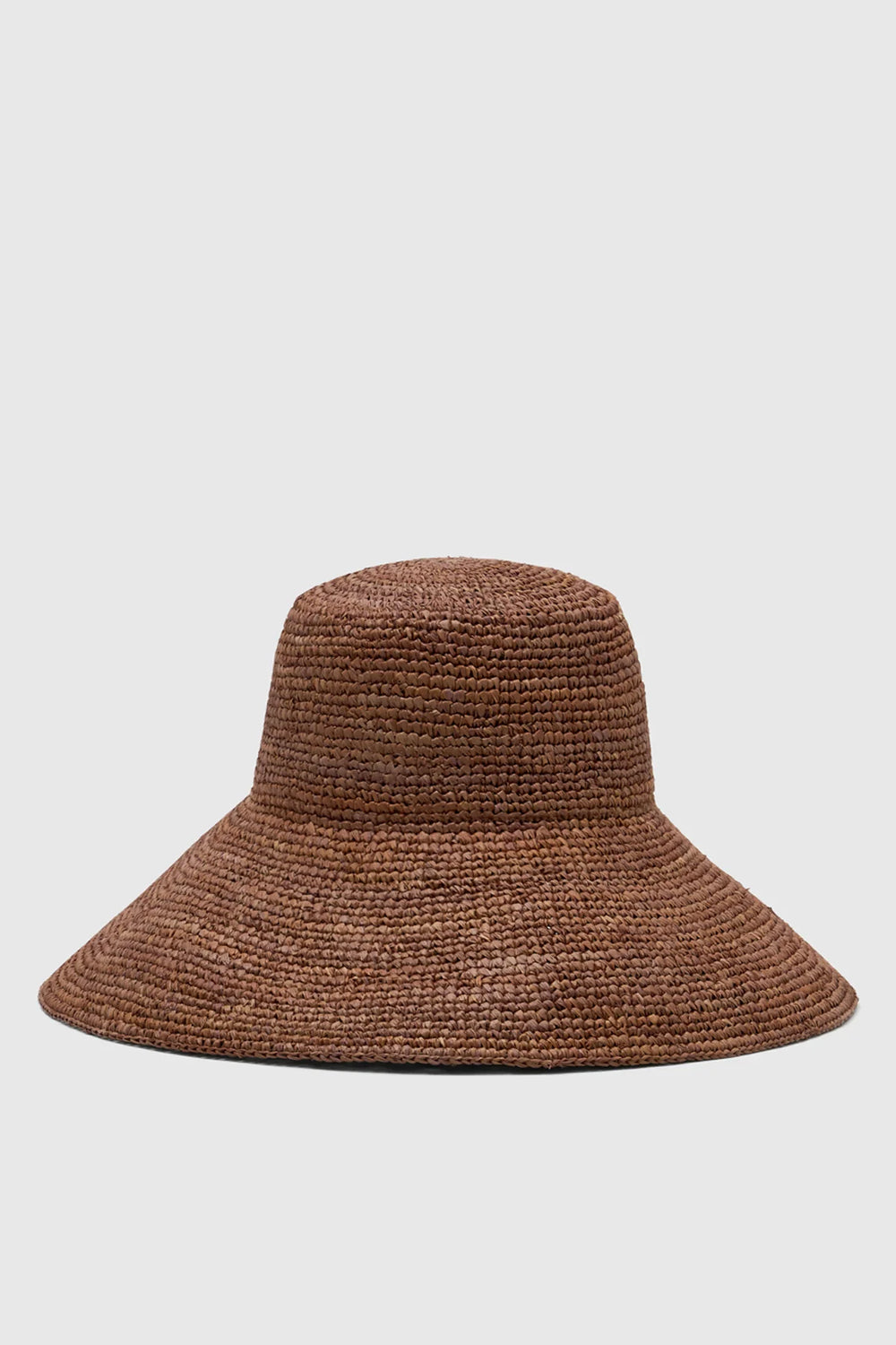 OASIS STRAW HAT - CHOCOLATE