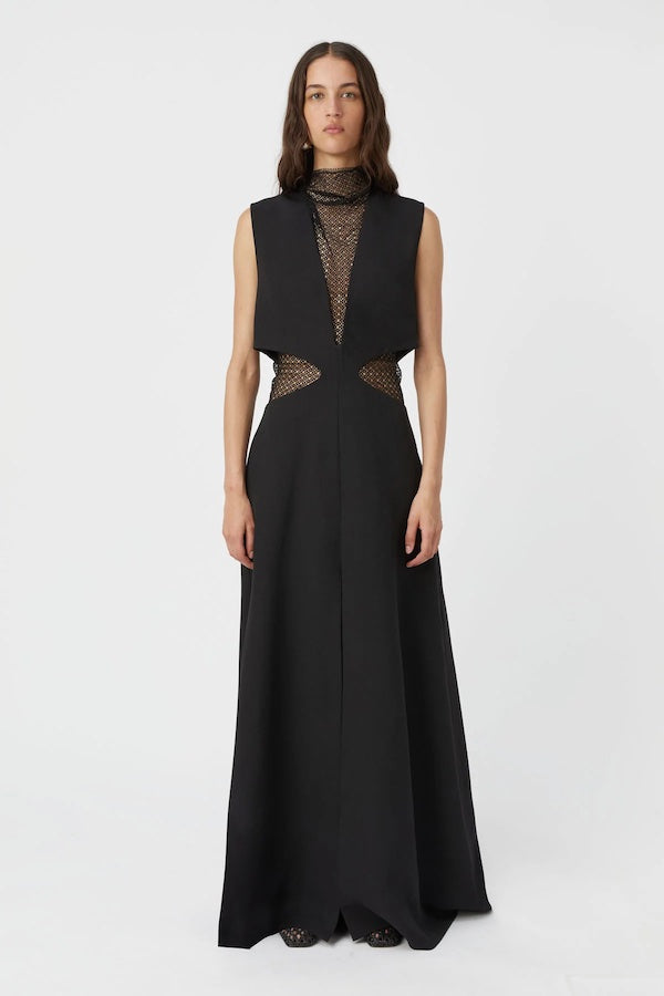 SILLAGE LACE MAXI DRESS