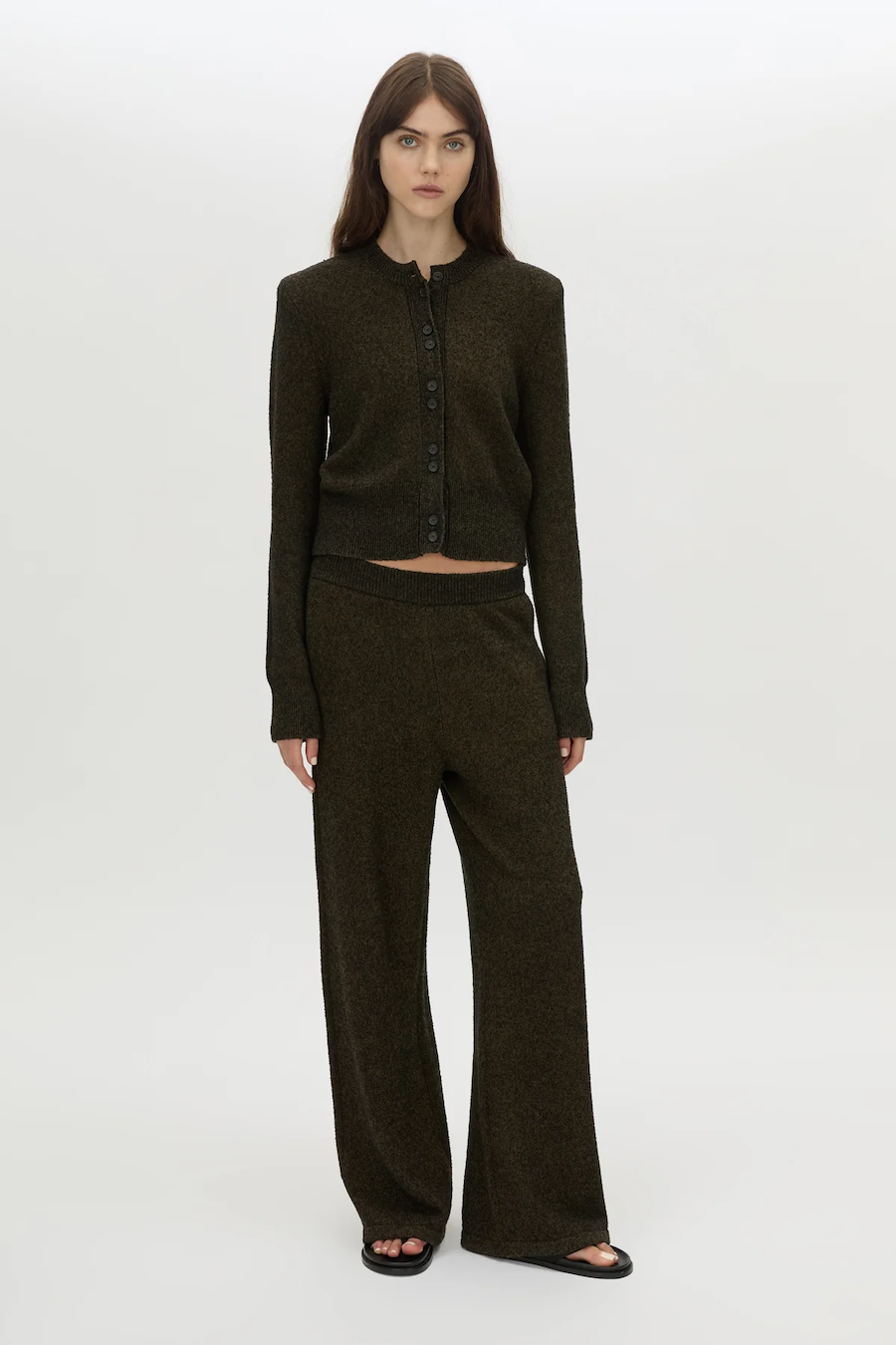 SOLEO TEXTURED KNIT CARDIGAN