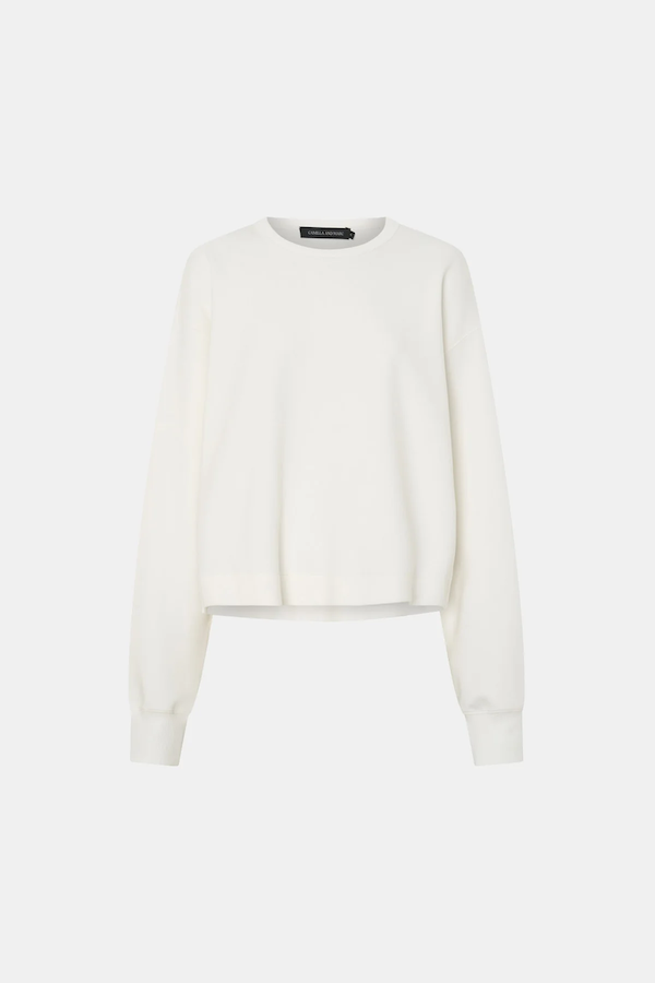 THEA LOUNGE SWEATER - SOFT WHITE