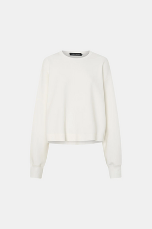 THEA LOUNGE SWEATER - SOFT WHITE