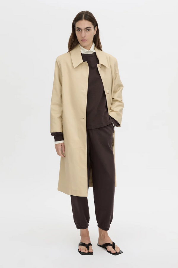 THOME EMB TRACK PANT - HICKORY