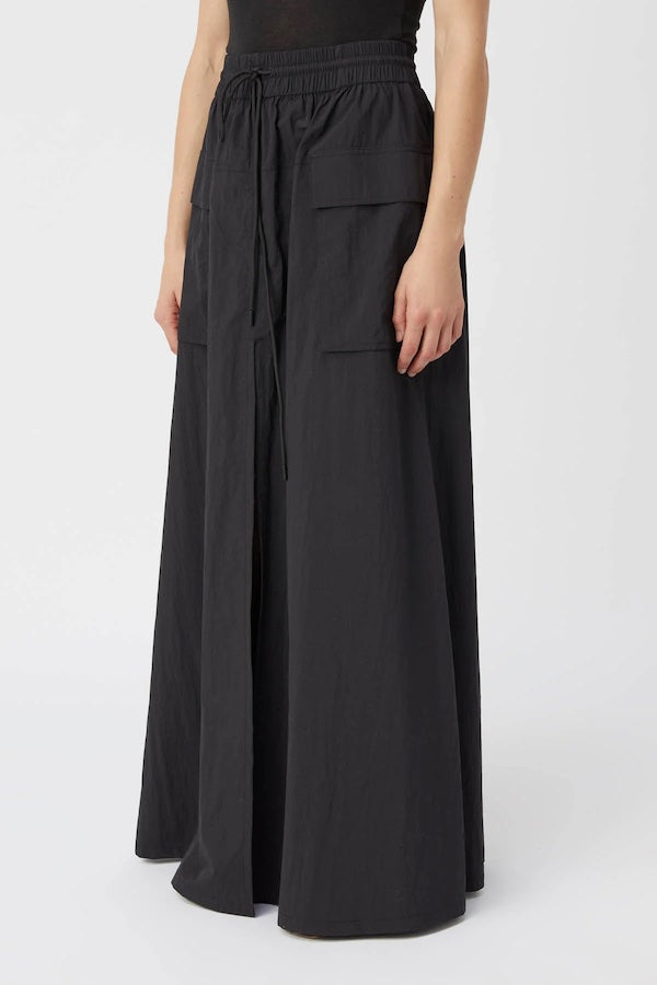 ZILLION MAXI NYLON SKIRT