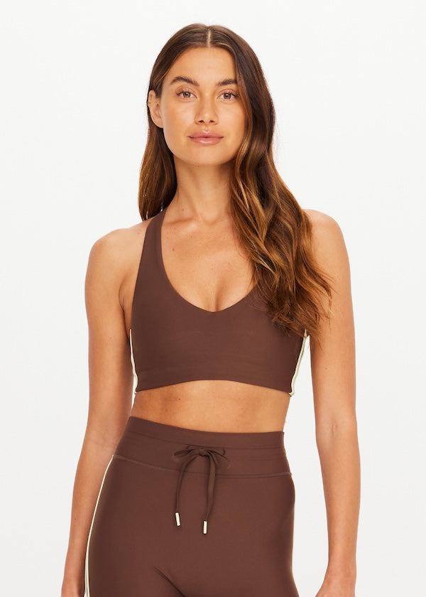 DAYTONA JETTA RACEBACK BRA - CHOCOLATE