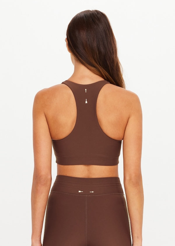 DAYTONA JETTA RACEBACK BRA - CHOCOLATE