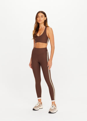 DAYTONA 25IN HIGH MIDI PANT - CHOCOLATE