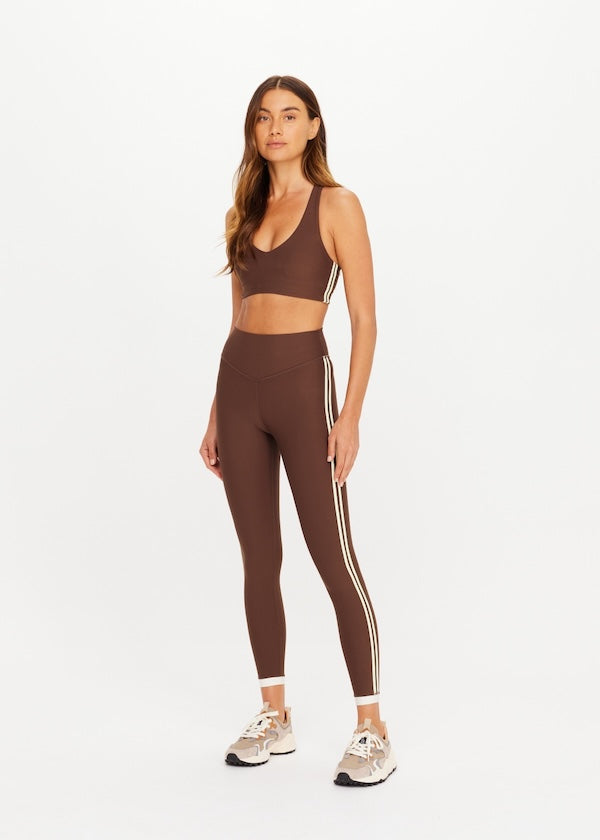 DAYTONA 25IN HIGH MIDI PANT - CHOCOLATE