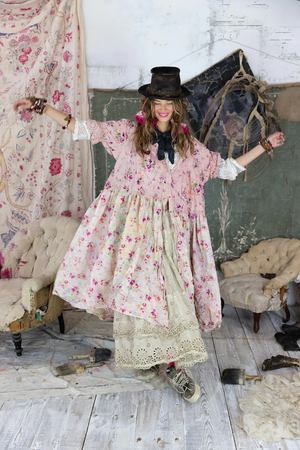 VINNEY PAINTERS DRESS 1004