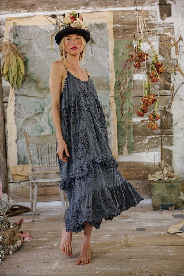 EYELET EMBROIDERED ESTI CAMI DRESS - DRESS 1282