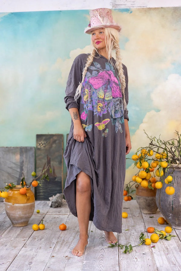 FLOR DE LA PASION VIGGO HOODIE TEE DRESS - DRESS 1348