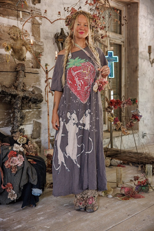 DISCOTHEQUE FRAISES TEE DRESS - DRESS 1444