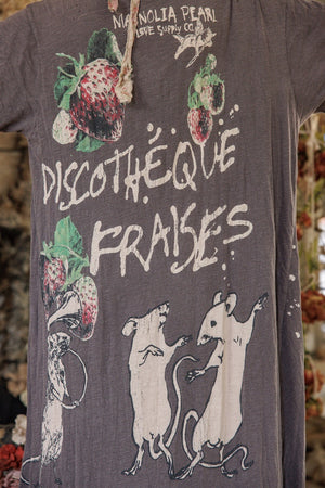 DISCOTHEQUE FRAISES TEE DRESS - DRESS 1444