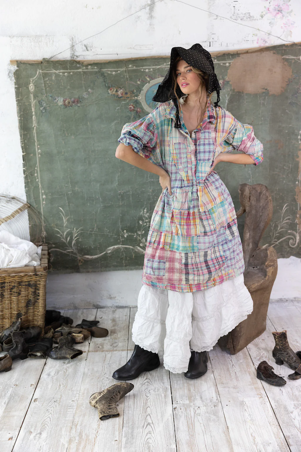 PATCHWORK TORA DRESS - DRESS 989