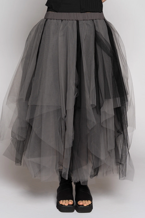 AXIS TULLE SKIRT - SMOKE
