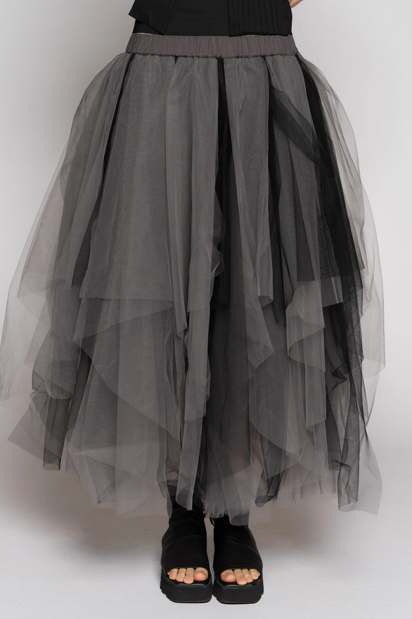 AXIS TULLE SKIRT - SMOKE