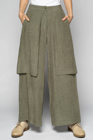 EMBER APRON PANTS - MOSS