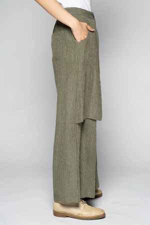 EMBER APRON PANTS - MOSS