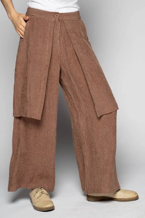 EMBER APRON PANTS - WALNUT