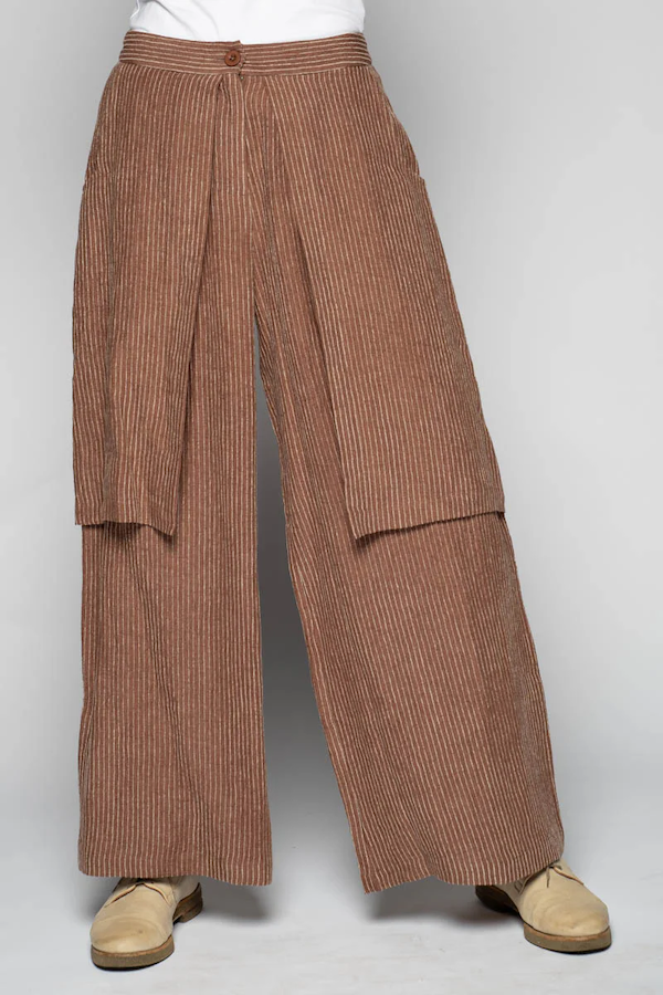 EMBER APRON PANTS - WALNUT