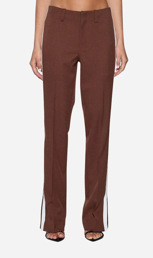 DARE STRAIGHT TROUSER - CHOCOLATE
