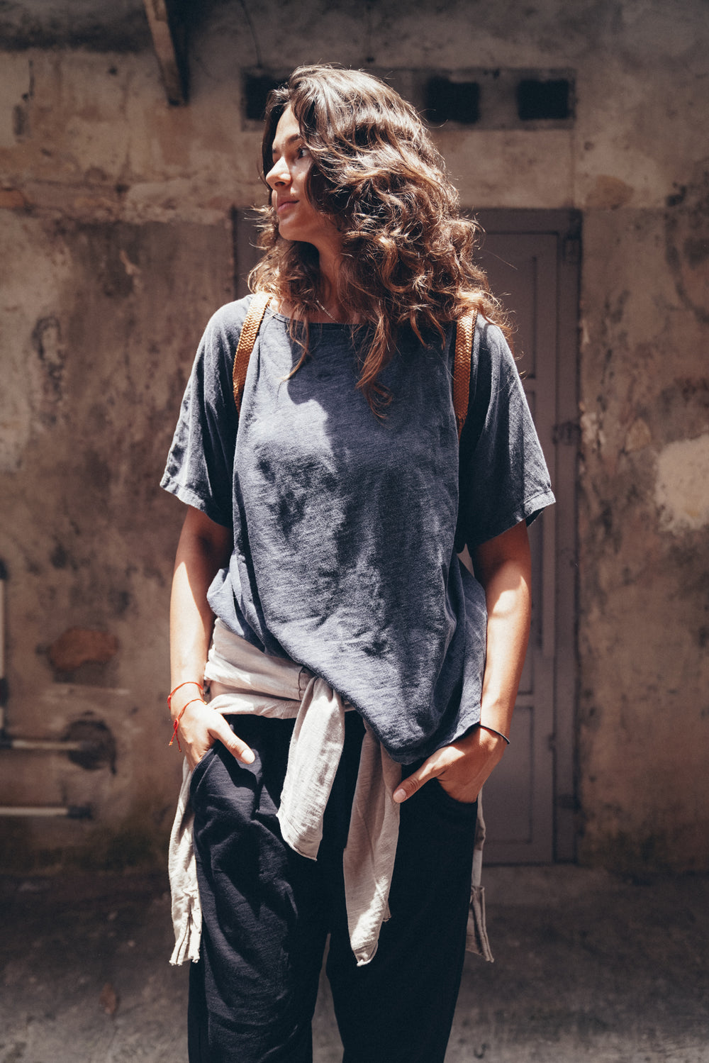 SILIANA TEE - WASHED BLACK