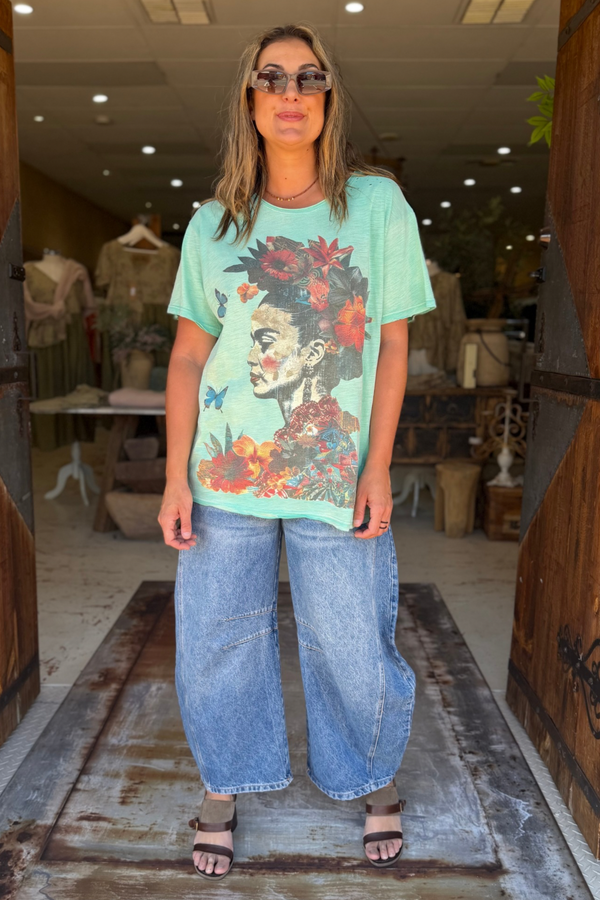 MOON DANCE TEE - FLORAL DREAMS